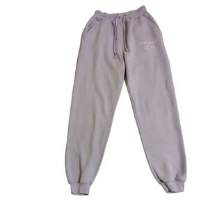 🌸 Nasty Gal Lilac Pastel Purple Sweatpants Jogger Pants Size 6